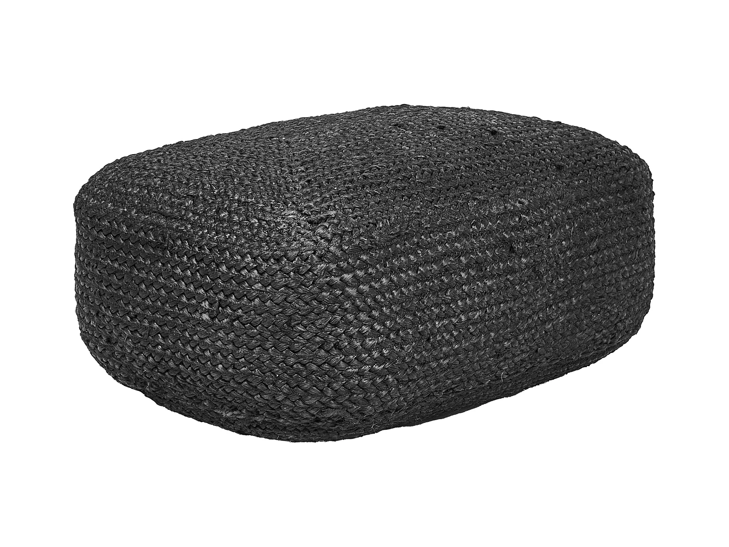 Pouf ISARDA Jute Noir