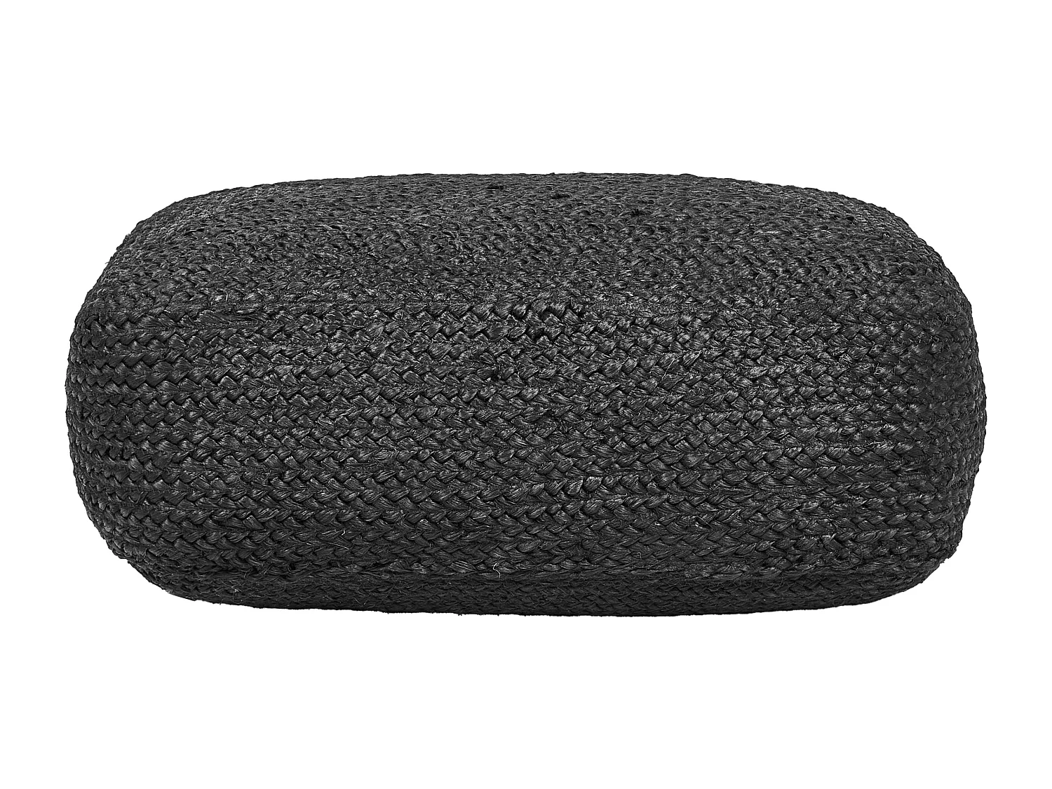 Pouf ISARDA Jute Noir