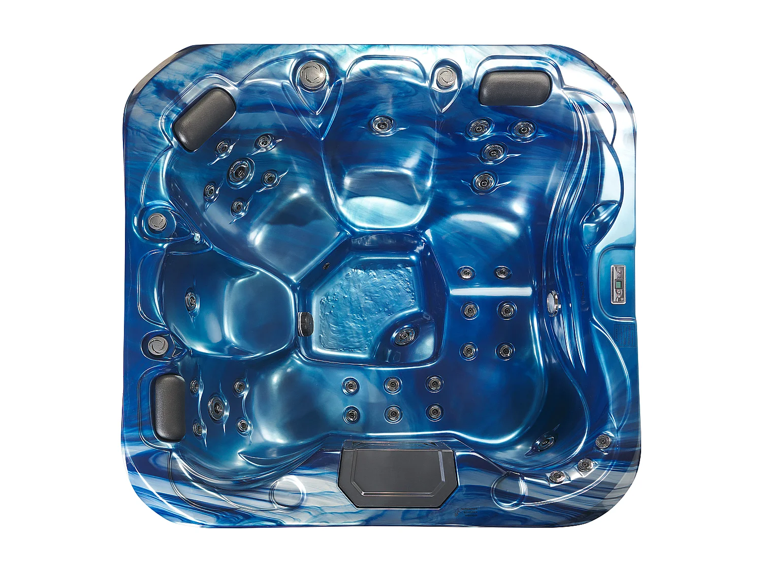 Spa d'extérieur avec LED LASTARRIA Bleu