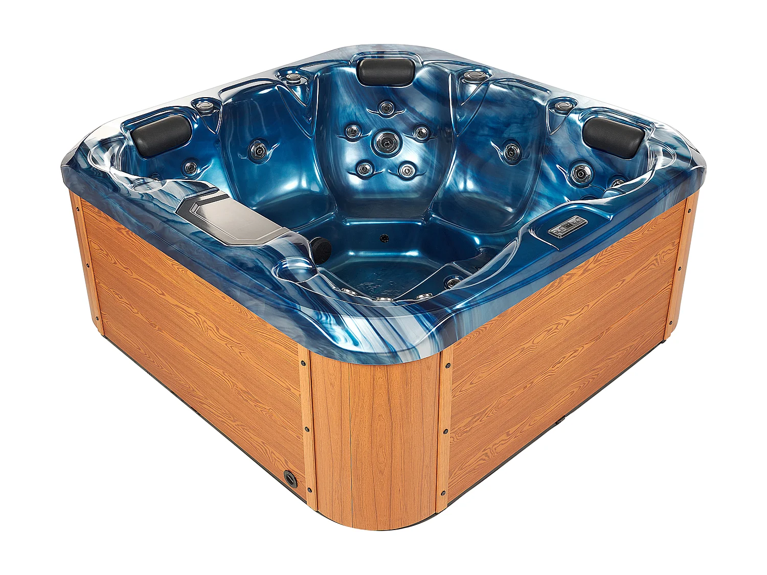 Spa d'extérieur avec LED LASTARRIA Bleu