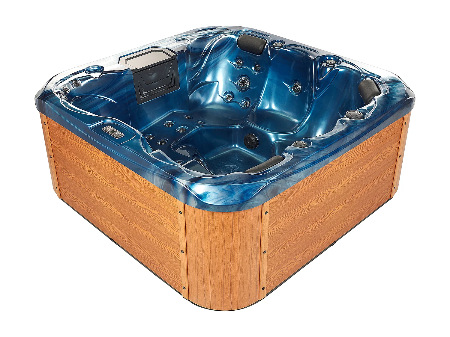 Spa d'extérieur avec LED LASTARRIA Bleu