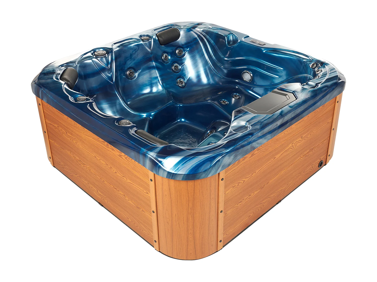 Spa d'extérieur avec LED LASTARRIA Bleu