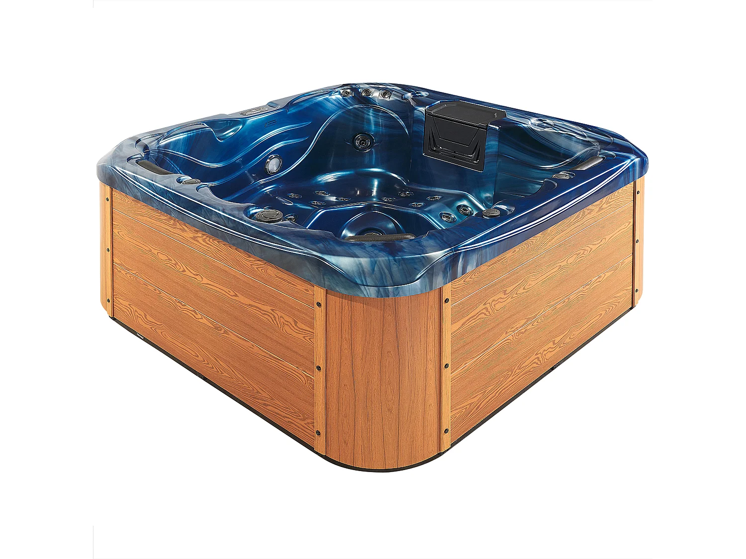 Spa d'extérieur avec LED LASTARRIA Bleu