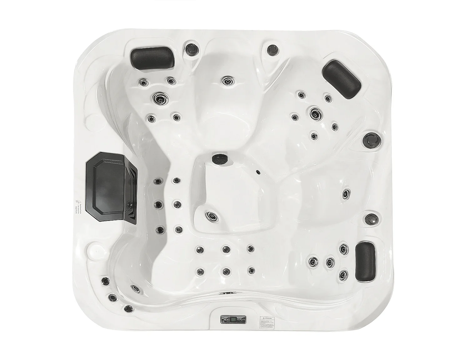 Spa d'extérieur avec LED LASTARRIA Blanc