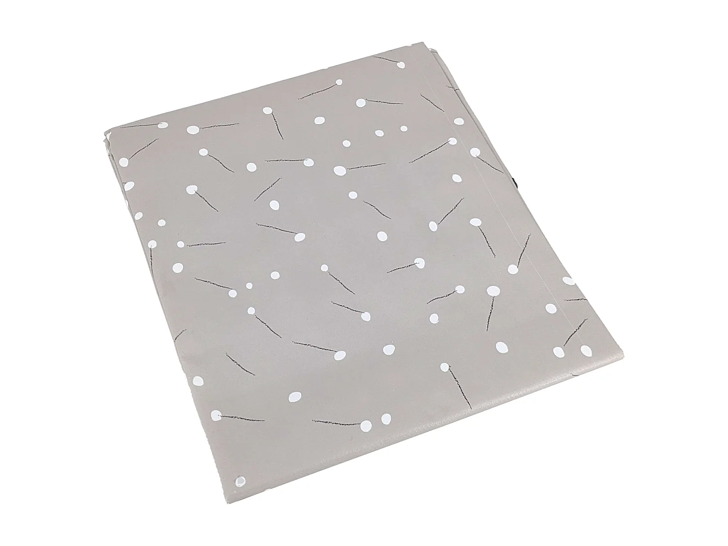 Nappe rectangulaire 140x180 cm antitaches LIGHT ME UP gris