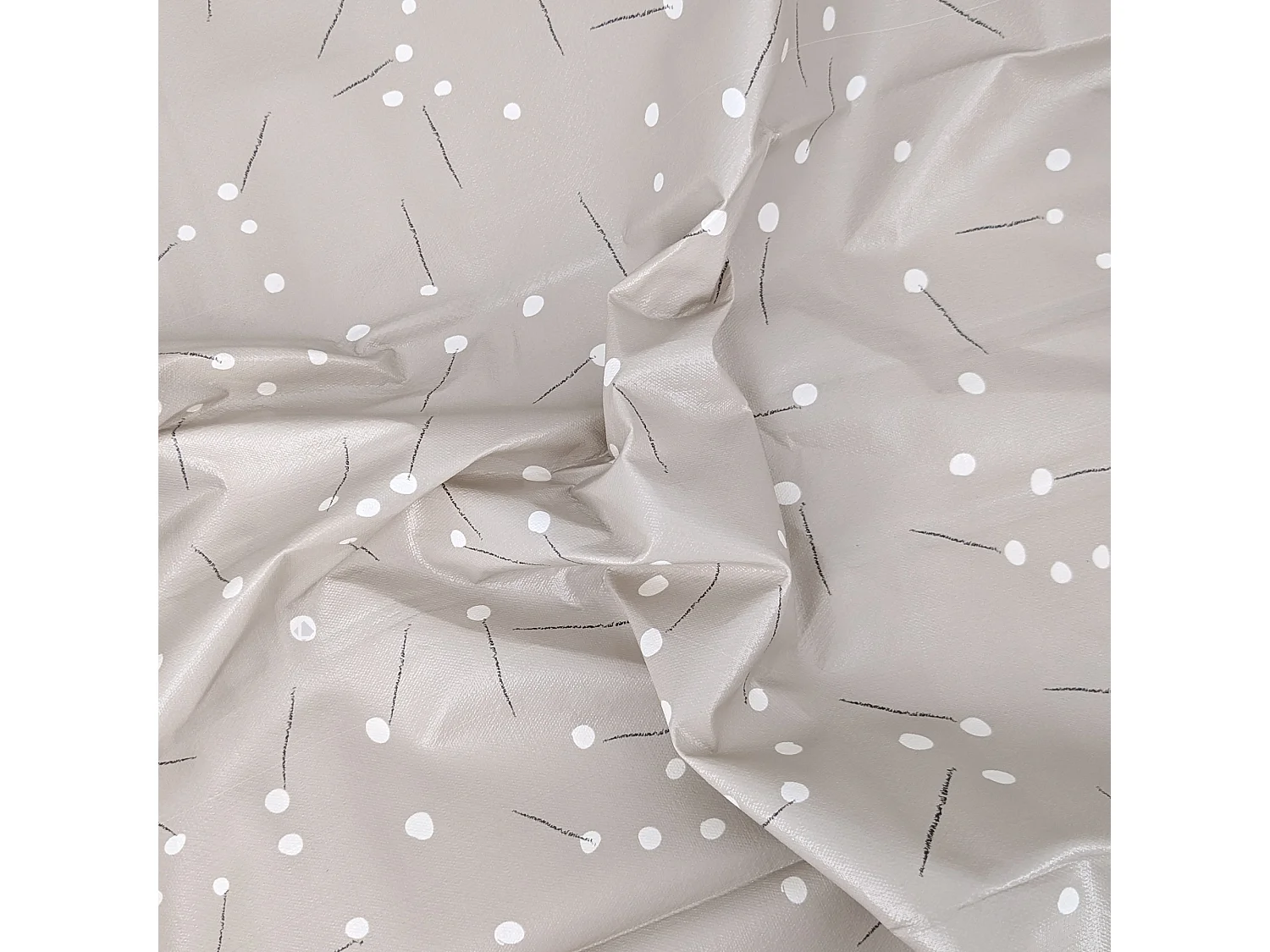 Nappe rectangulaire 140x180 cm antitaches LIGHT ME UP gris