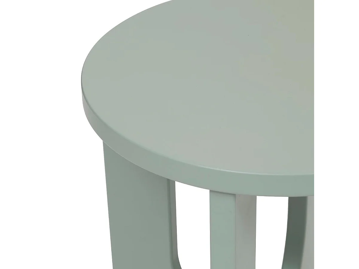 Table d'Appoint Design "Bloom" 50cm Vert de Gris