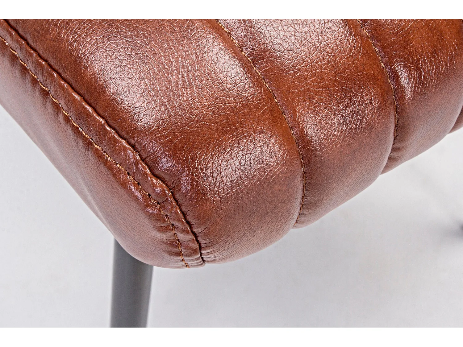 Chaise simili et métal  Vintage (lot de 2) - CLARK