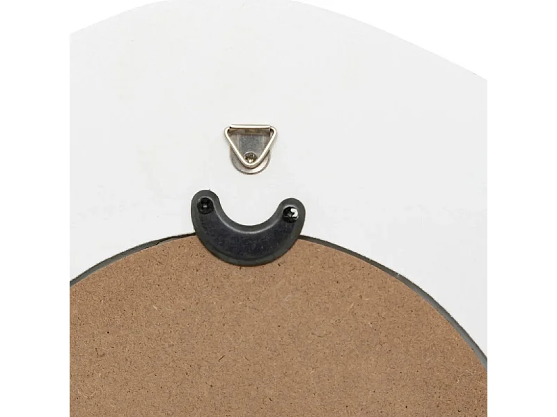 Lot de 3 Miroirs Ronds "Emily" 25cm Blanc