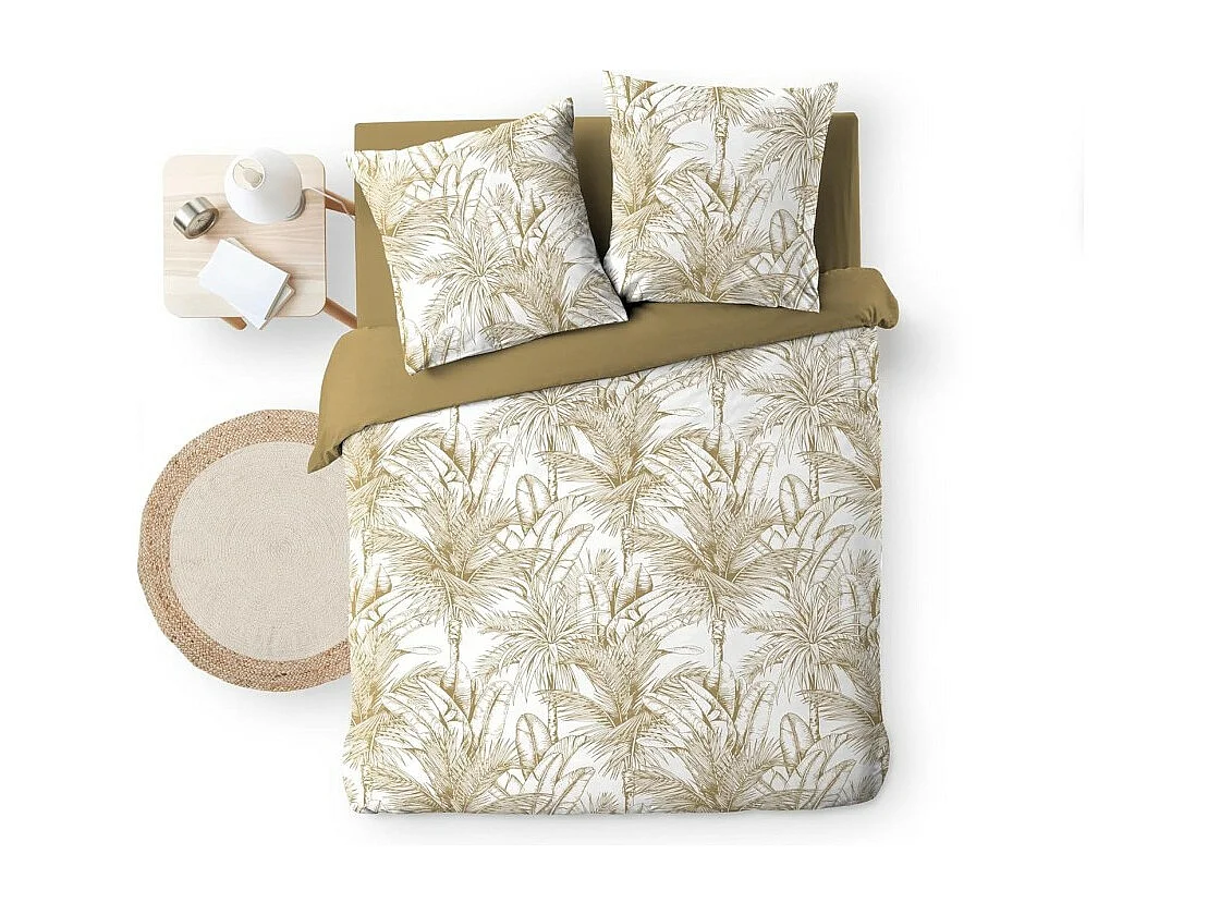 Parure de Lit 3 Pièces "Dune" 240x220cm Naturel