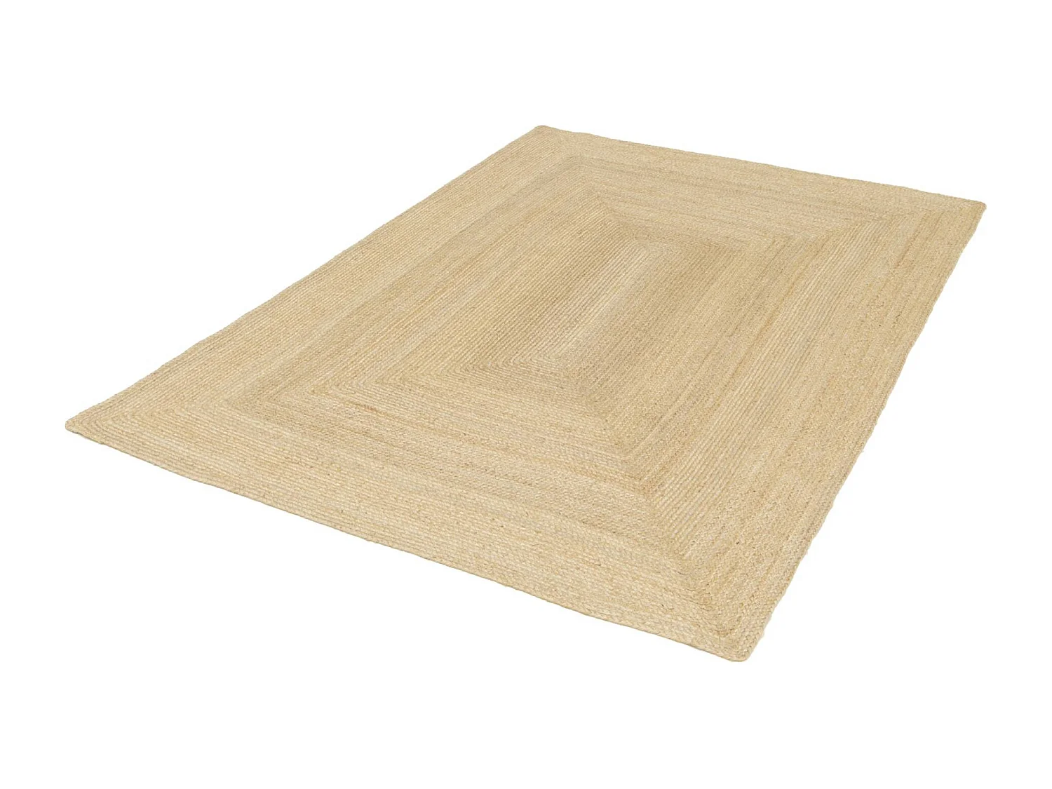 Tappeto interno rettangolare in juta, naturale, marrone naturale