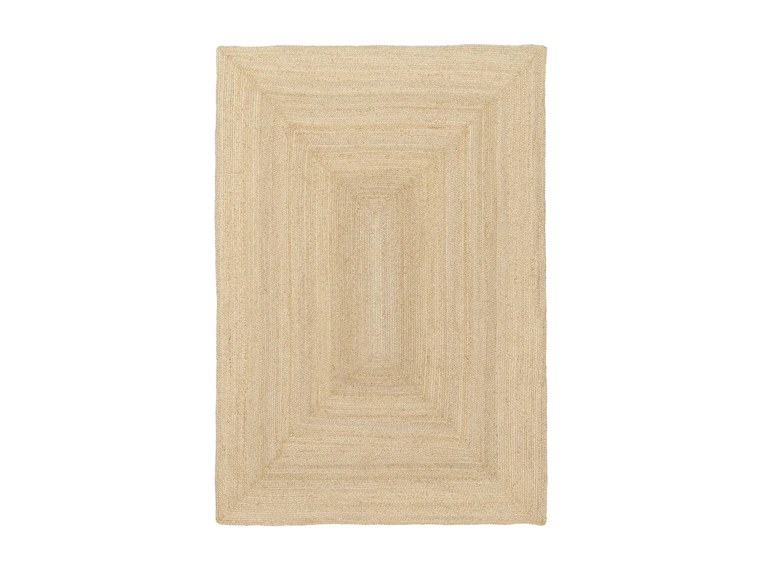 Tapis intérieur PADMA rectangulaire jute. naturel. différentes tailles. tissé plat