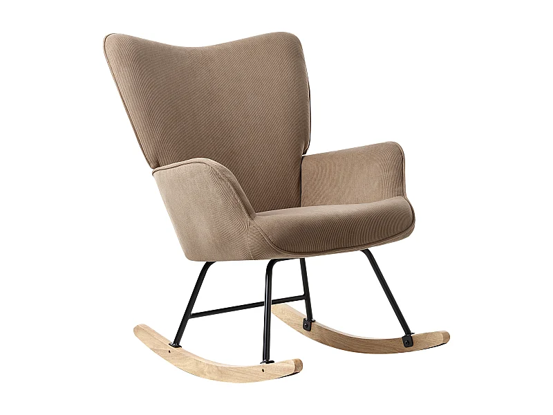 Schaukelsessel ARSET Cord Taupe