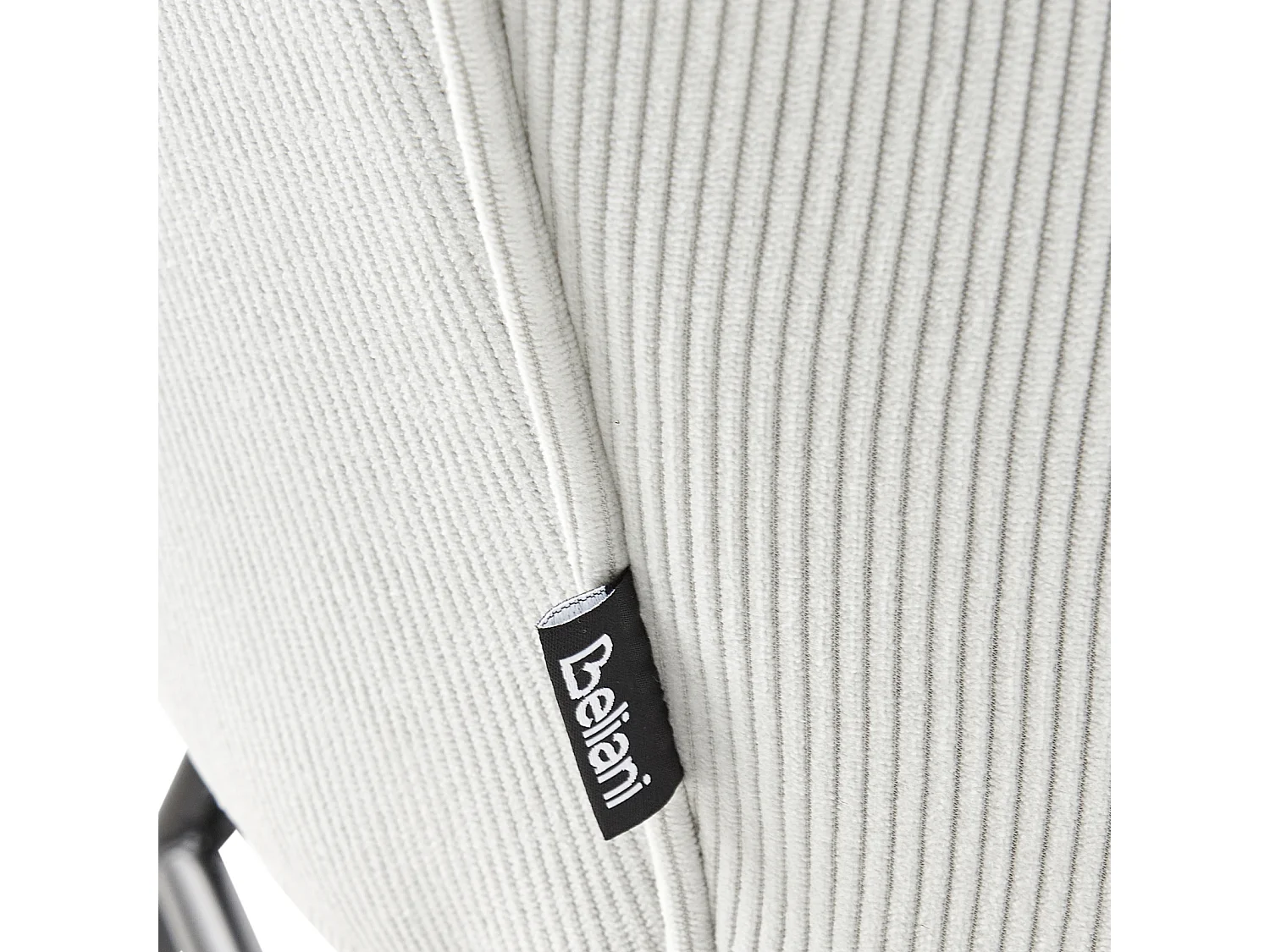 Poltrona a dondolo ARSET Velluto a coste Bianco sporco