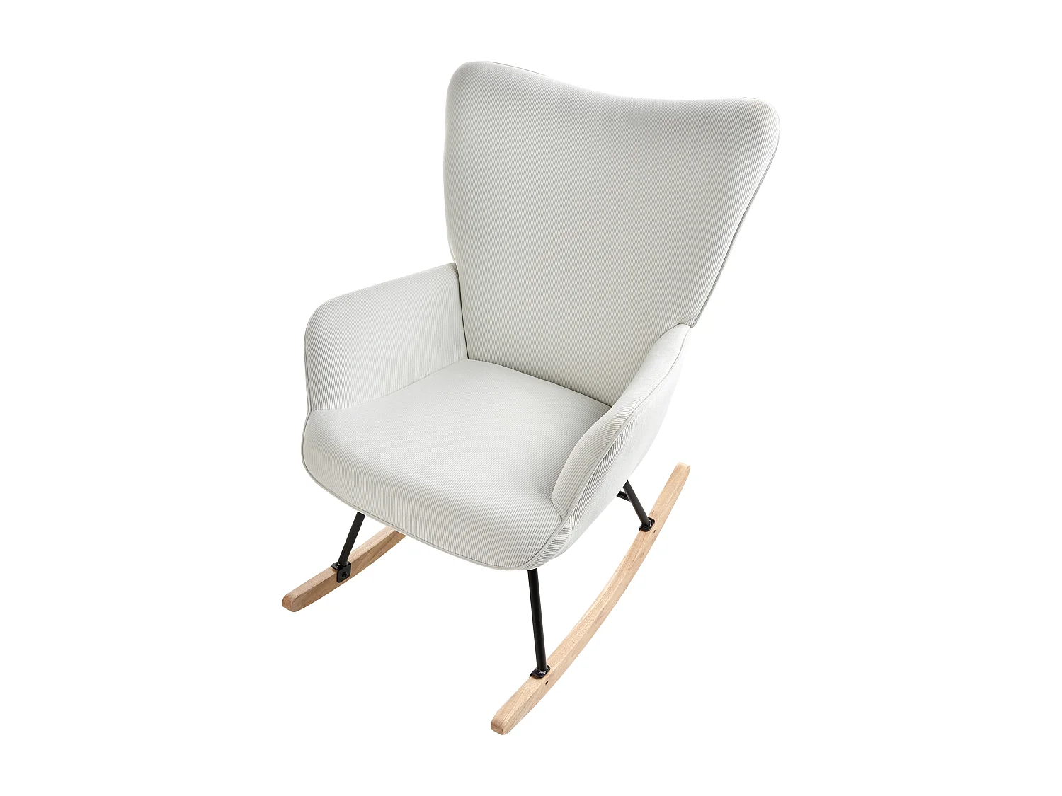 Poltrona de Baloiço ARSET Bombazine Branco creme