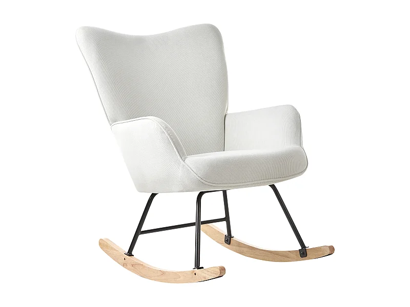 Poltrona de Baloiço ARSET Bombazine Branco creme