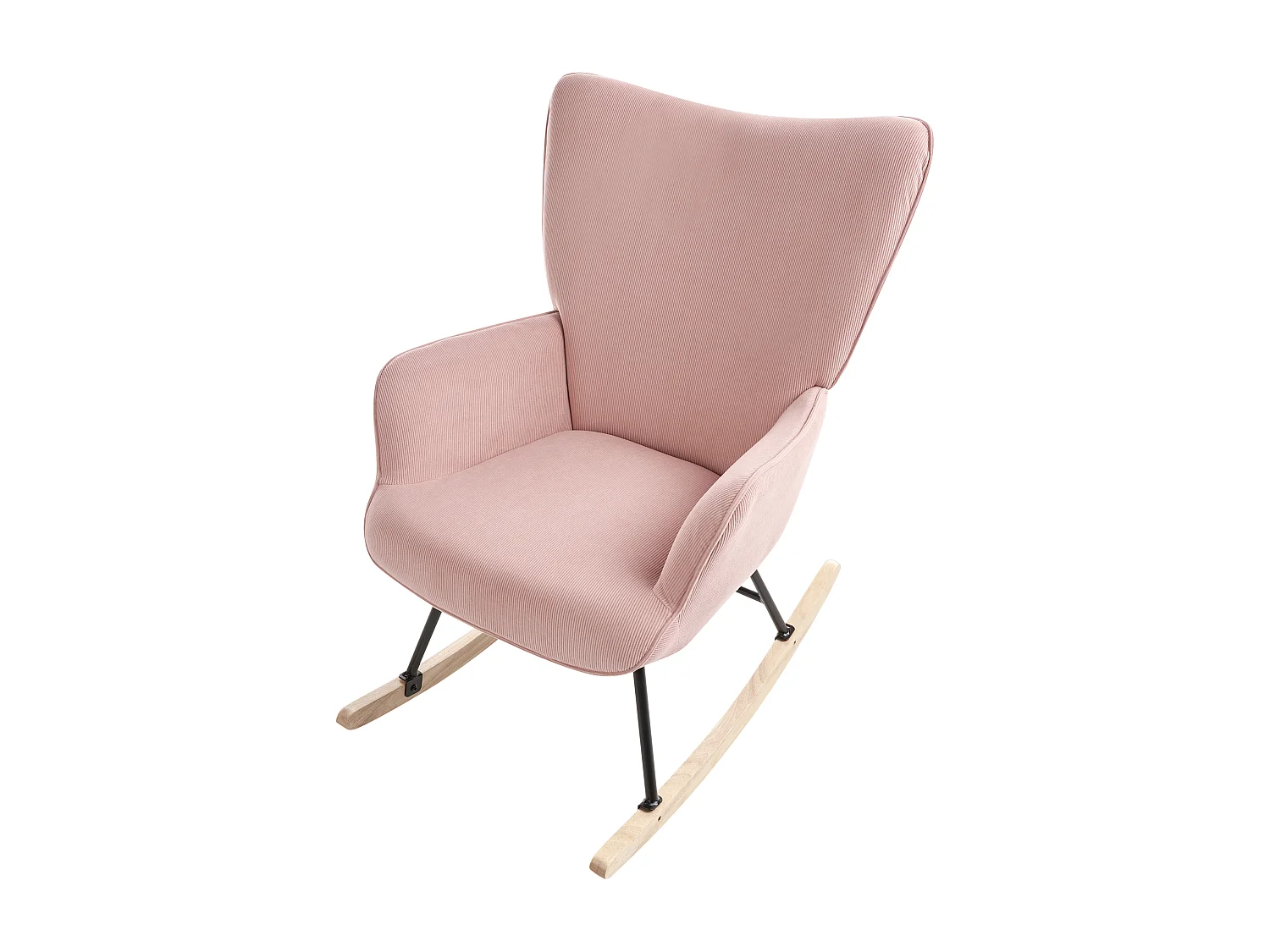 Schommelstoel ARSET Corduroy Roze