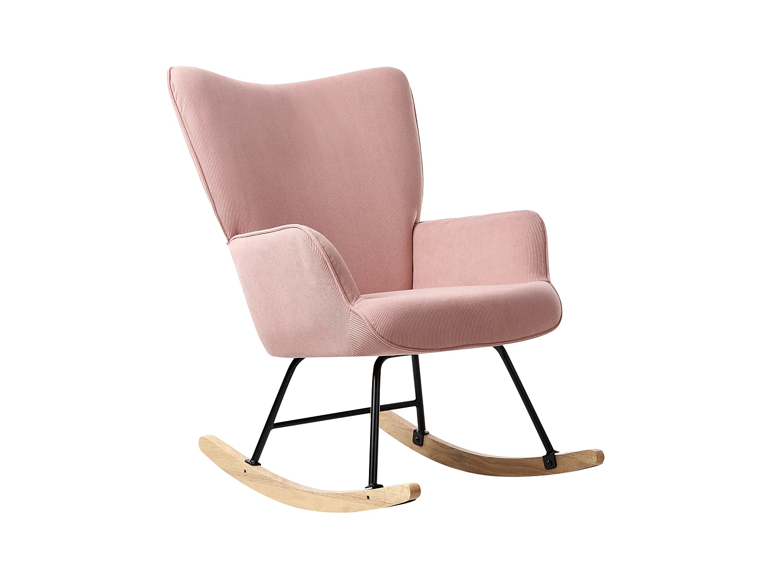 Schaukelsessel ARSET Cord Rosa