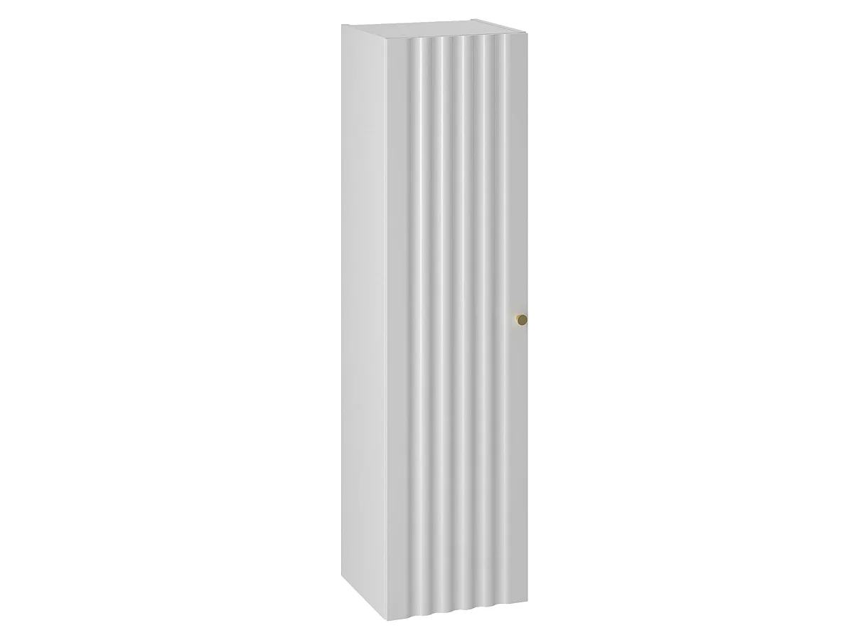 Ensemble meuble simple vasque encastrée 60cm et colonne Lexa Blanc