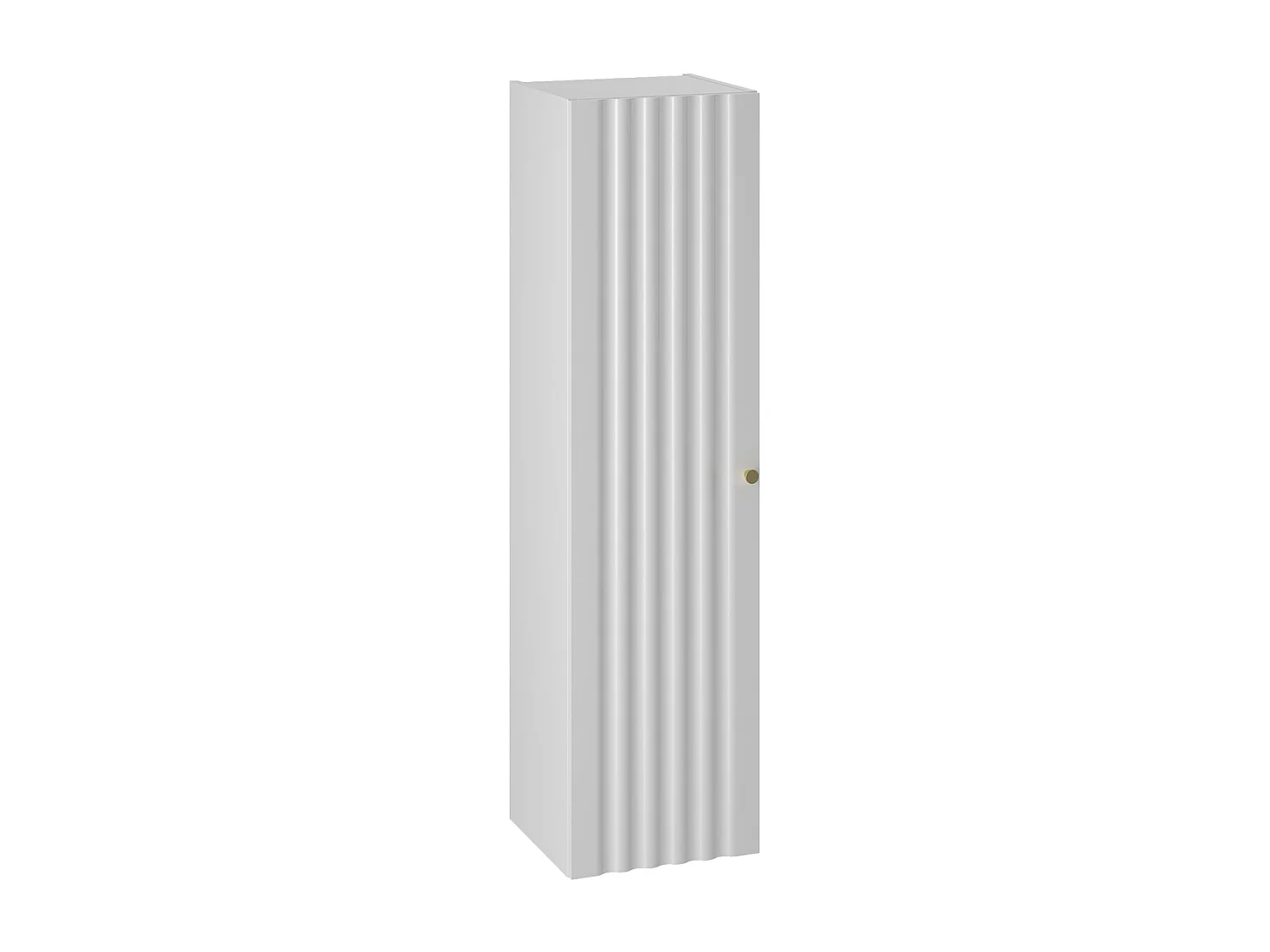 Set Waschtisch 80cm 2 Nischen und Säule Lexa Weiß