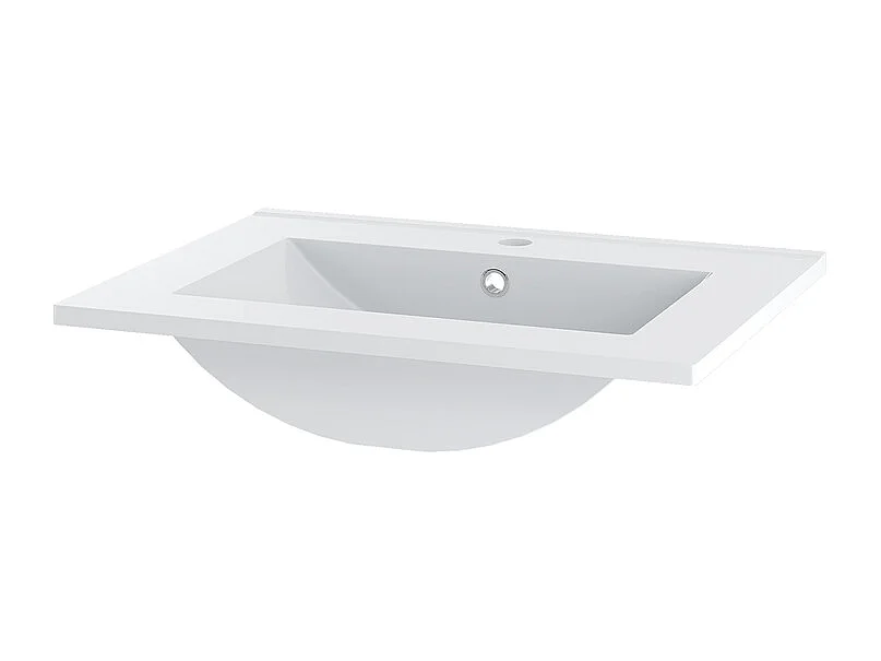 Set di mobili da bagno con lavabo Lexa nero 60cm