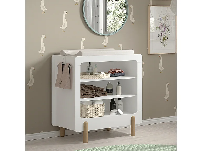 Table à langer Smile Blanc