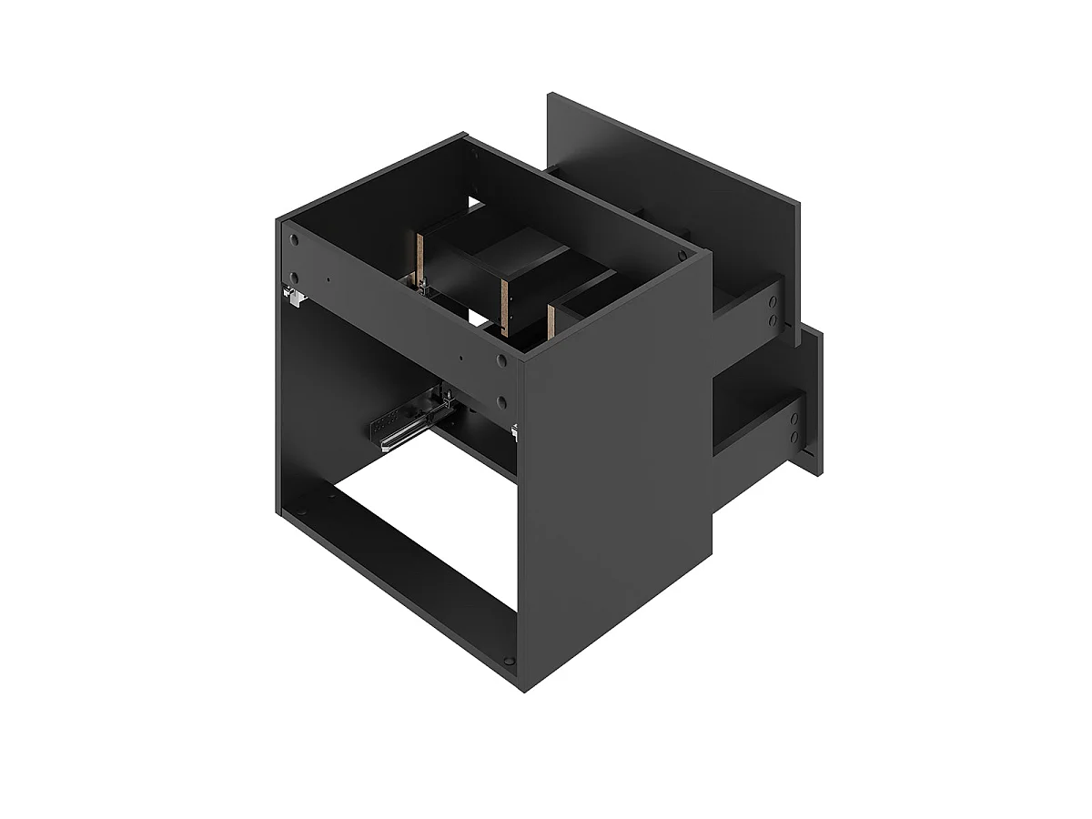 Meuble double vasque 120cm Lexa Noir