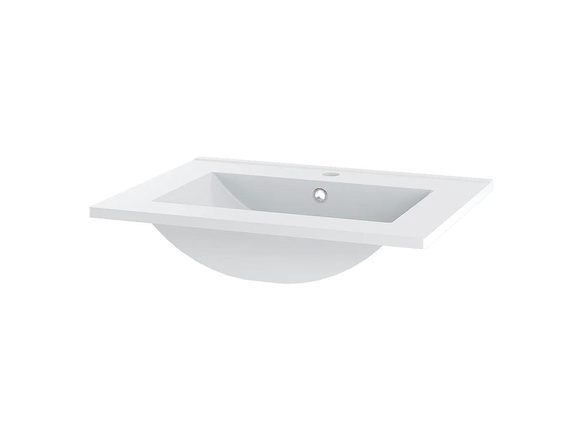 Mobile bagno con lavabo Lexa bianco 60cm