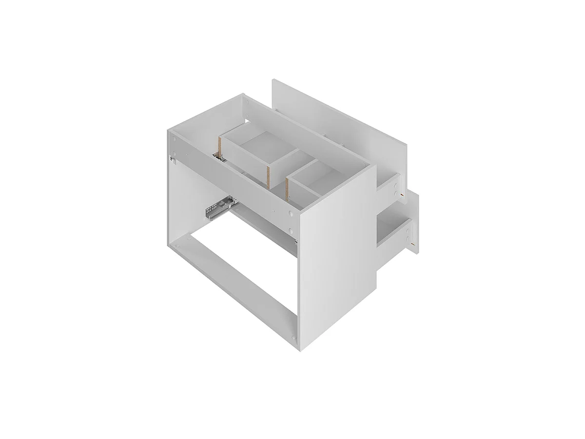 Mobile bagno senza lavabo Lexa bianco 80cm