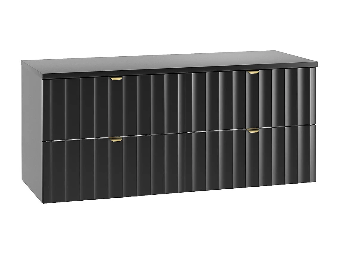 Under basin unit 120cm Lexa vanity top Black