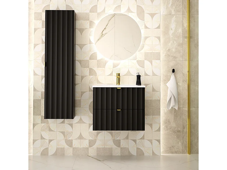 Meuble sous-vasque 60cm Lexa Noir