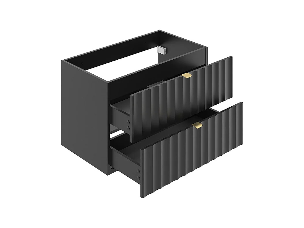 Meuble sous-vasque 80cm Lexa Noir