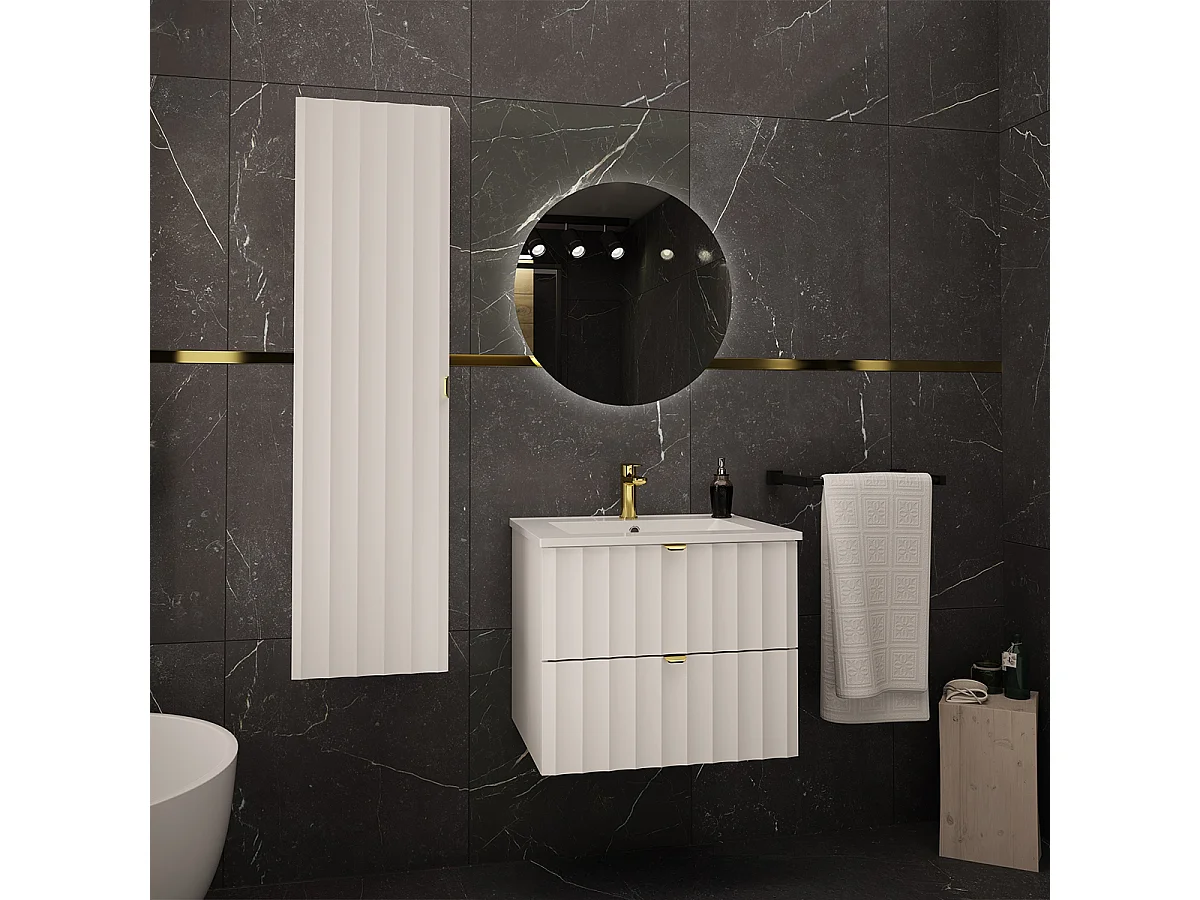 Meuble sous-vasque 60cm Lexa Blanc