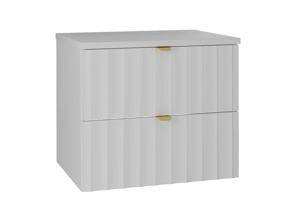 Meuble sous-vasque 60cm plan de toilette Lexa Blanc