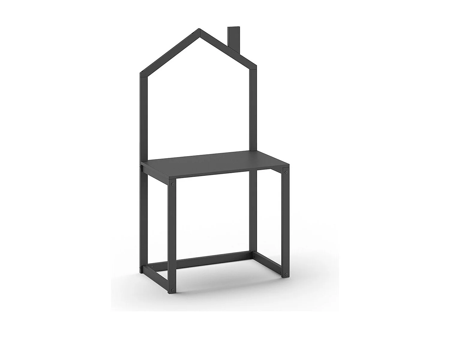 Bureau Enfant en Bois "Dallas" 150cm Anthracite