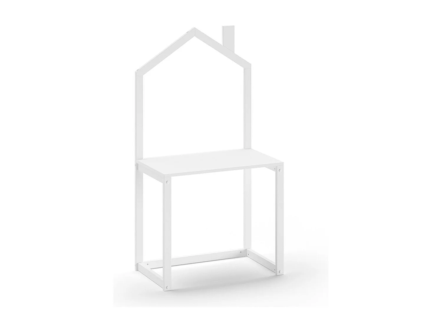 Bureau Enfant en Bois "Dallas" 150cm Blanc