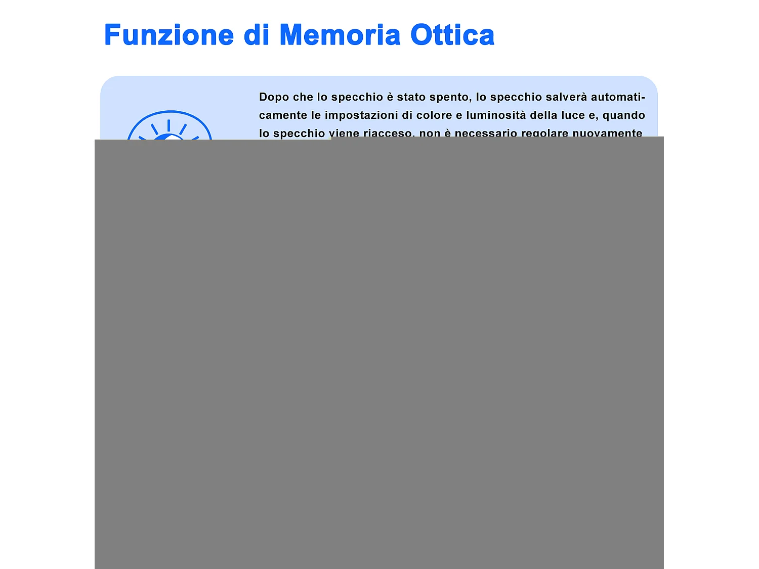 AICA Specchio da bagno rotondo con LED,Diametro 70cm,3 Temperature di Colore,Disappannamento,Infinitamente Dimmerabile