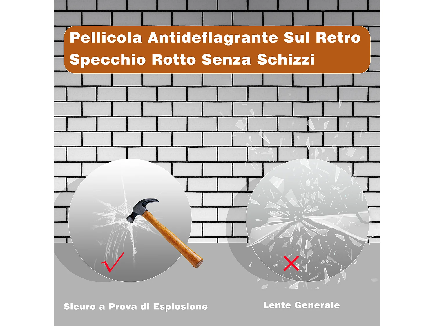 Aica 90x90cm Specchio da bagno a LED, 3 Temperature di Colore, Disappannamento, Retroilluminato