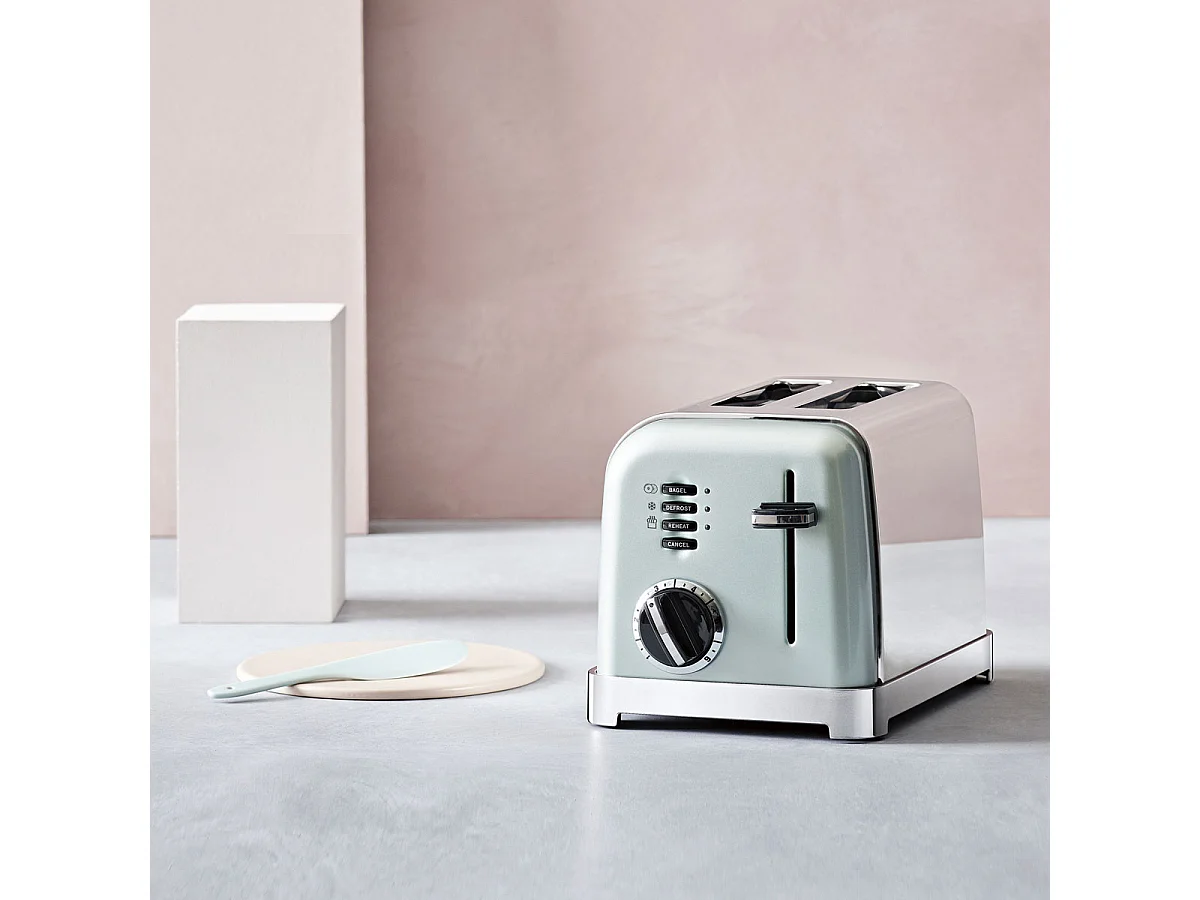 Cuisinart Grille-pain 2 fentes 1800w vert pistache - cpt160ge