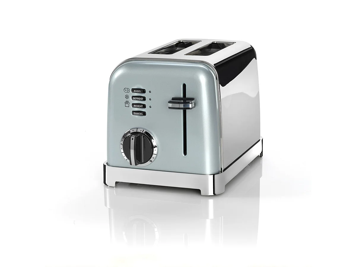 Cuisinart Grille-pain 2 fentes 1800w vert pistache - CPT160GE