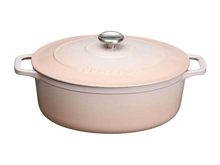Chasseur Cocotte ovale en fonte émaillée 29cm champagne - PUC472901A
