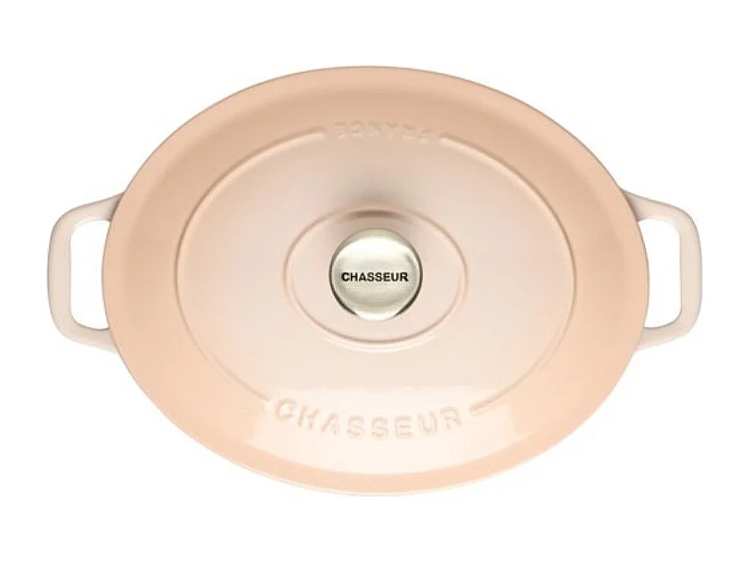 Chasseur Cocotte ovale en fonte émaillée 29cm champagne - PUC472901A