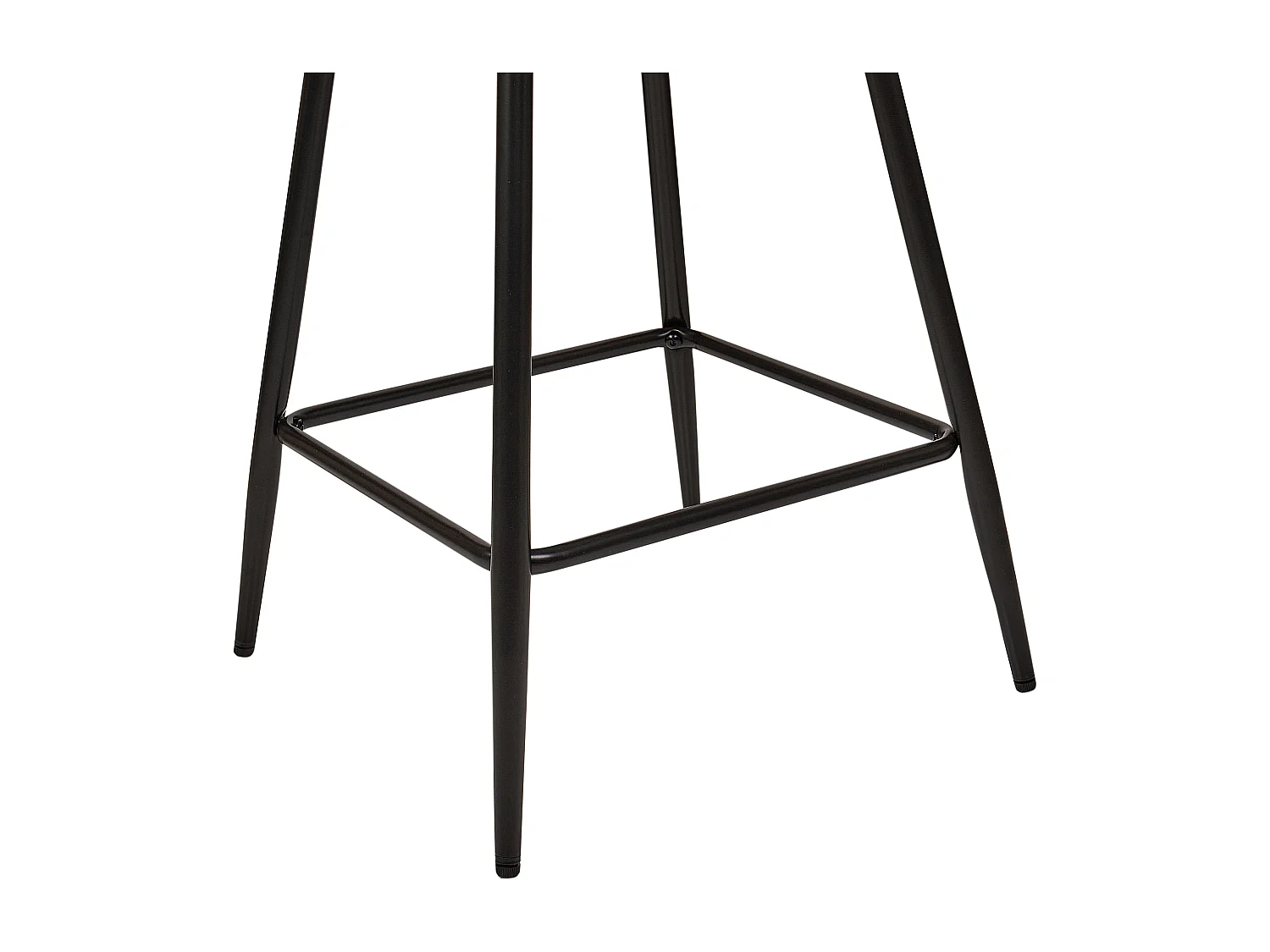 Set van 2 barstoelen SANILAC Bouclé Crème