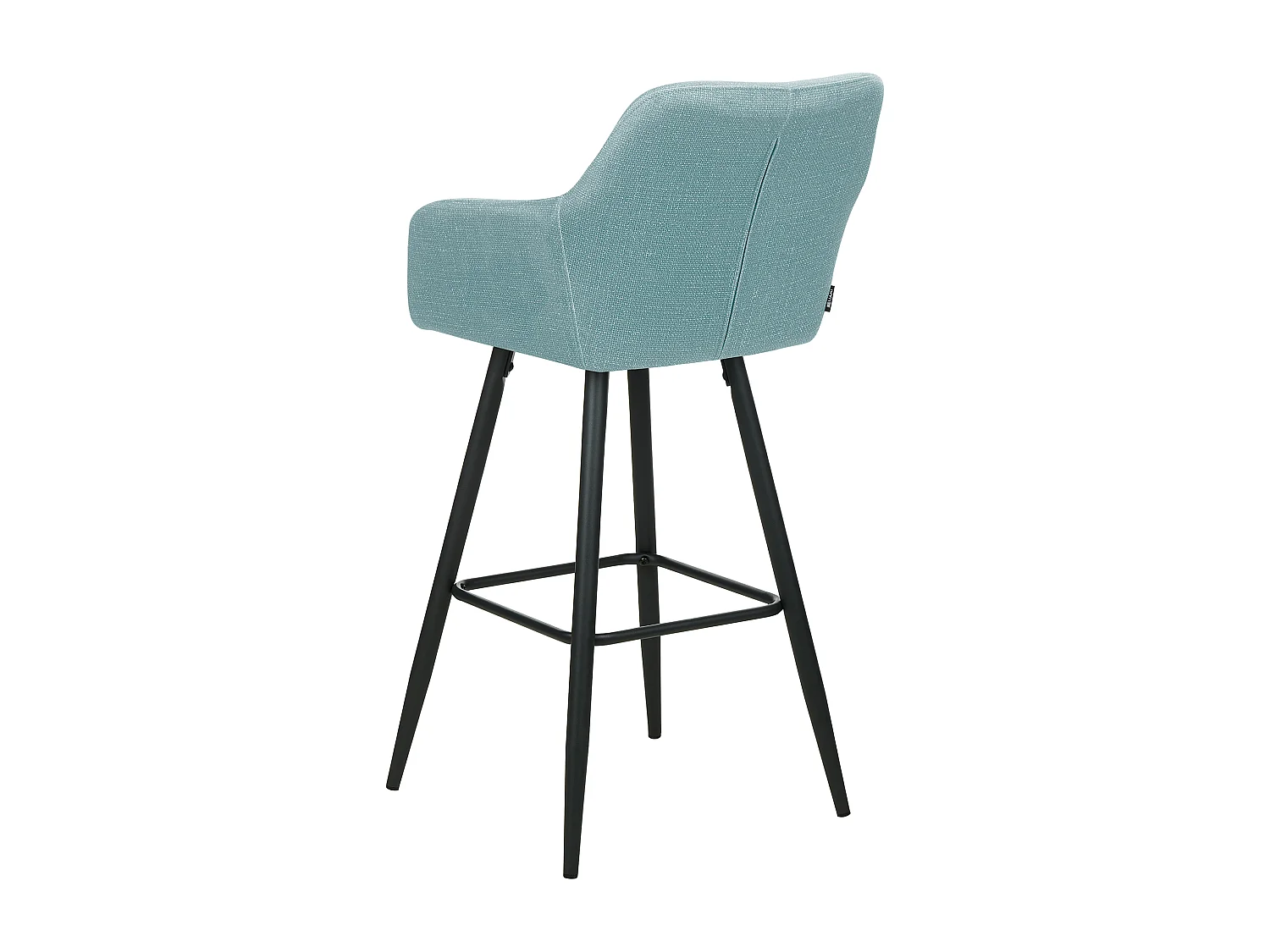 Lot de 2 chaises de bar CASMALIA Velours Bleu clair