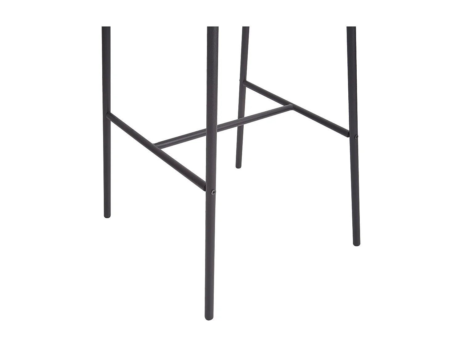 Lot de 2 chaises de bar KIANA Cuir PU Marron