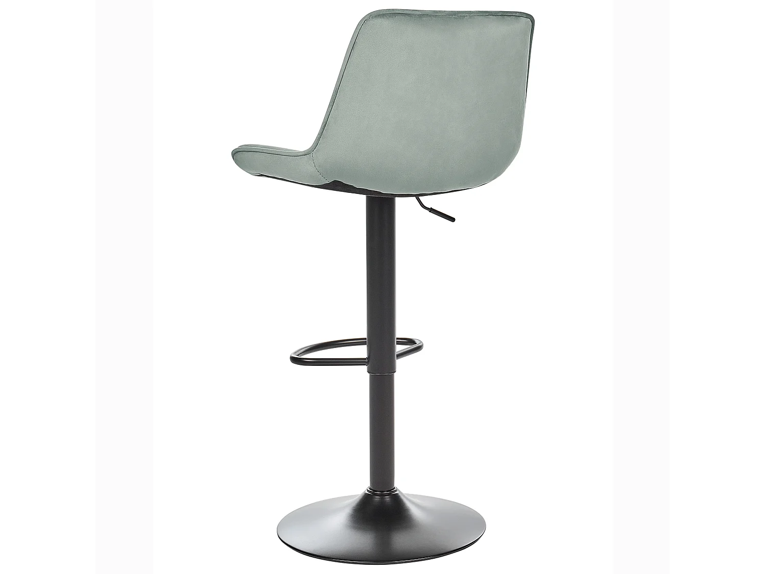 Barhocker 2er Set Samt grün Metallgestell höhenverstellbar drehbar Dubrovnik
