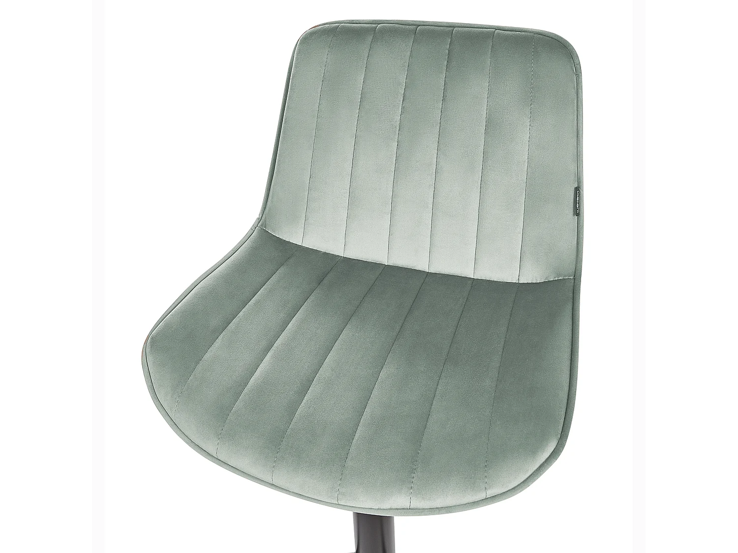 Barhocker 2er Set Samt grün Metallgestell höhenverstellbar drehbar Dubrovnik