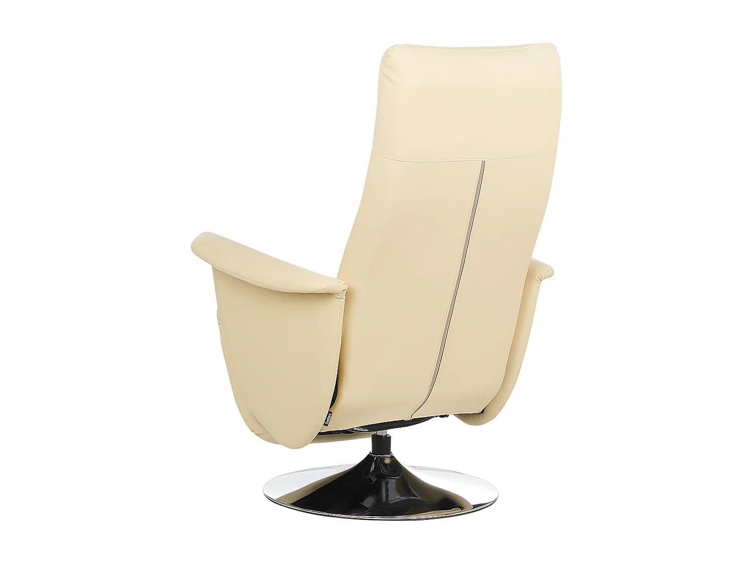 Eleganter Wohnzimmer Sessel Kunstleder weiß elektrisch verstellbar Prime