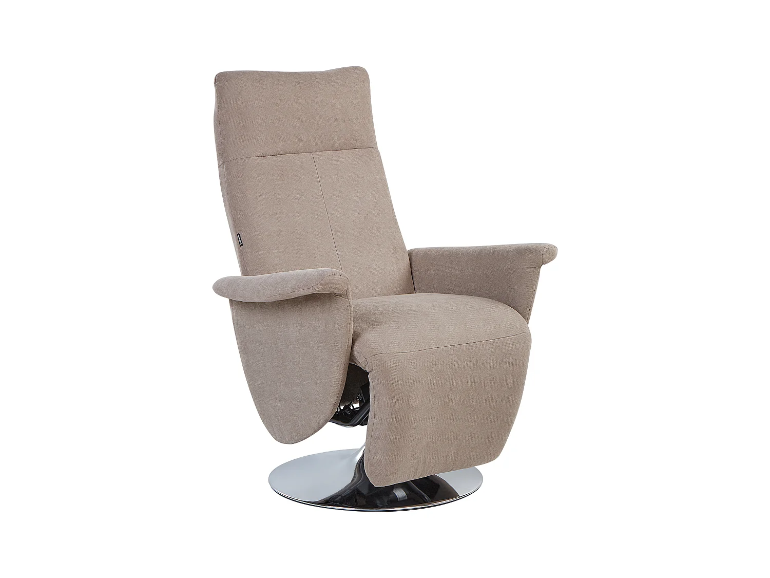 Fauteuil inclinable PRIME Repose-pieds inclus Tissu Taupe