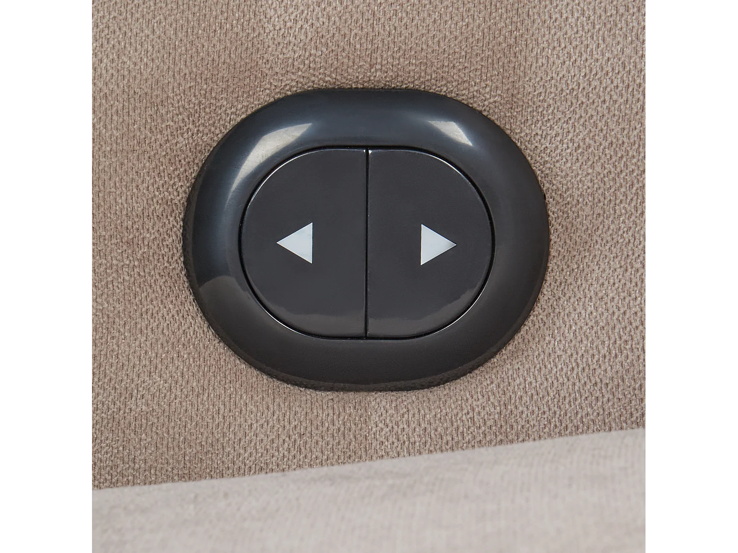 Fauteuil inclinable PRIME Repose-pieds inclus Tissu Taupe